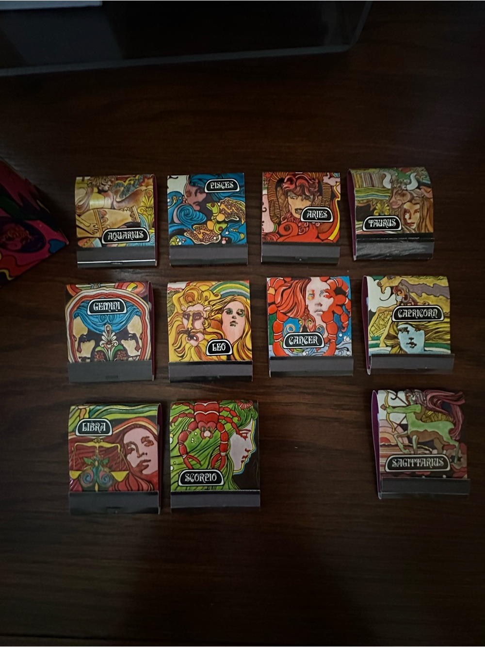 Vintage Zodiac Matchbooks 1978 Koscot Kosmetics - Hard to find!
